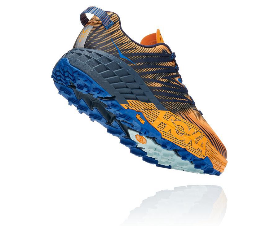 Zapatillas Trail Hoka One One Hombre - Speedgoat 4 - Naranjas/Negras - PEI439257